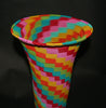 African Telephone Wire Vase -  Candy Colors - 12.25" H - Cultures International From Africa To Your Home