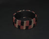 African Zulu Beaded Gold Black Brown Cuff - Cultures International From Africa To Your Home