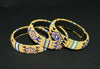 African Zulu Beaded Yellow Cuff Bracelet - Cultures International From Africa To Your Home