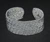 African Telephone Wire Cuff Bangle Bracelets Handcrafted in South Africa - Cultures International From Africa To Your Home