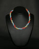 African Bead Spiral Twist Necklace Red Green Blue - Cultures International From Africa To Your Home