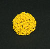 African Beaded Ring Yellow Rose 22 - Cultures International From Africa To Your Home