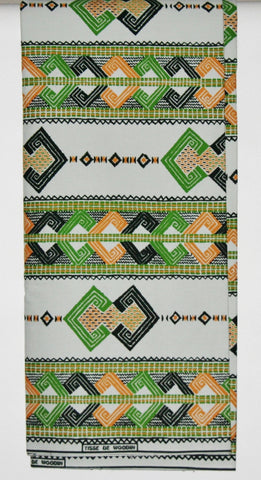 Vlisco Tisse De Woodin 6 Yards Classic African Fabric