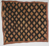 African Kuba Shoowa Cloth 17 Vintage Handwoven in the Congo DR 18" X 20" - Cultures International From Africa To Your Home