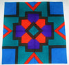 Geometric African Table Overlay Wall Hanging Multicolored 29" Sq. - Cultures International From Africa To Your Home