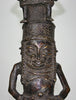 Benin Bronze Royal Head Royal Figures Trompette - Cultures International From Africa To Your Home