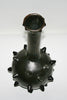 African Clay Vase Black Spiked Handcrafted in Ghana  17"H X 9"W X 31"C - Cultures International From Africa To Your Home