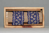 African Beaded Napkin Rings Silver Blue Zulu Tribal Designs Handcrafted Set of 2 South Africa 1" X 2" Handmade Wood Gift Box - Cultures International From Africa To Your Home