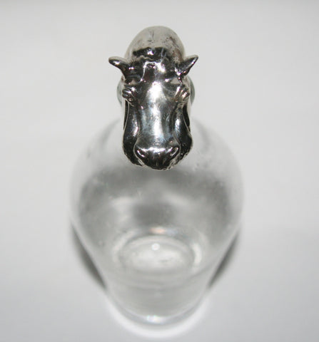African Hippo Big 5 Cork Stopper/Bottle Stopper Hallmarked Sterling Handcrafted in South Africa - Cultures International From Africa To Your Home African Hippo Big 5 Cork Stopper/Bottle Stopper Hallmarked Sterling Handcrafted in South Africa
