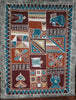 African Sadza Batik Tapestry Geometric Abstract Elephant - Cultures International From Africa To Your Home
