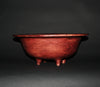 African Clay Bowl Tribal Design Pottery Large - Tribal Design  5.5"H X 13"D - Cultures International From Africa To Your Home