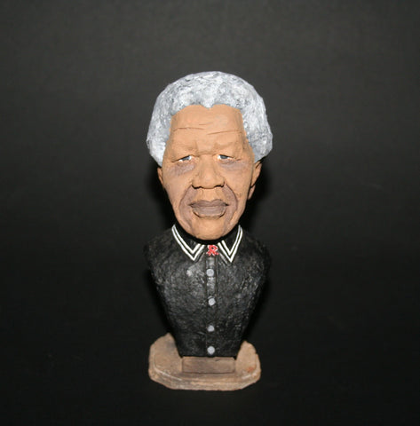 Madiba Sculpture  Mandela Bust - Cultures International From Africa To Your Home Madiba Sculpture  Mandela Bust