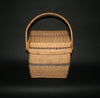 African Basket Lidded Handcrafted in Cameroon Vintage - Cultures International From Africa To Your Home