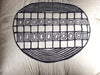 African Raw Silk Pillow White Black Abstract Bushman Design Black Piping - Cultures International From Africa To Your Home