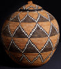 Vintage African Zulu Beer Basket Ukhamba 15" H X 39"C - Cultures International From Africa To Your Home
