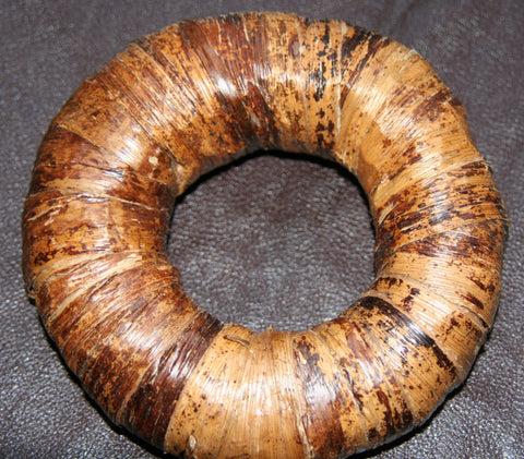 African Banana Leaf Head Ring Vintage - Kenya