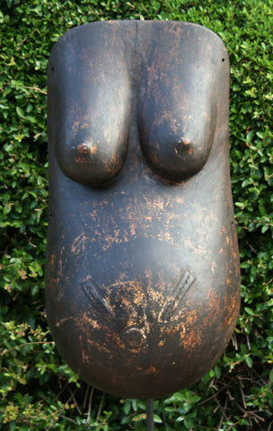 Vintage Makonde Carved Body Mask on Stand - Tanzania - Cultures International From Africa To Your Home Vintage Makonde Carved Body Mask on Stand - Tanzania