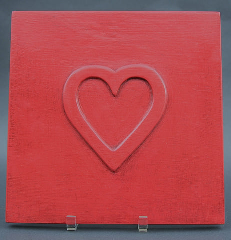 African Adinkra Symbol The Heart - Carved Wood Wall Plaque - Cultures International From Africa To Your Home African Adinkra Symbol The Heart - Carved Wood Wall Plaque