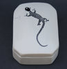 Vintage Soapstone Jewelry/Trinket Box Lizard Design Kenya - Cultures International From Africa To Your Home