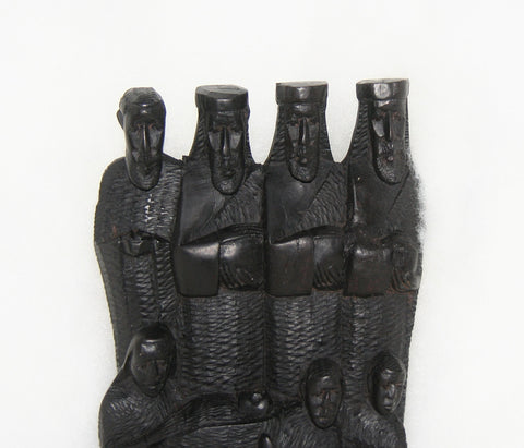 African Nativity Scene Sculpture Ebony Wood  Vintage Handcrafted Tanzania - Cultures International From Africa To Your Home African Nativity Scene Sculpture Ebony Wood  Vintage Handcrafted Tanzania