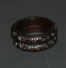 African Bracelet Carved Rosewood Handcrafted in Tanzania - 1 Bracelet - Cultures International From Africa To Your Home