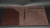 Leather Portfolio Brown With Nguni Hide Inlay - Cultures International From Africa To Your Home