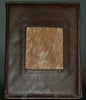 Leather Portfolio Brown With Nguni Hide Inlay - Cultures International From Africa To Your Home