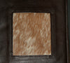 Leather Portfolio Brown With Nguni Hide Inlay - Cultures International From Africa To Your Home