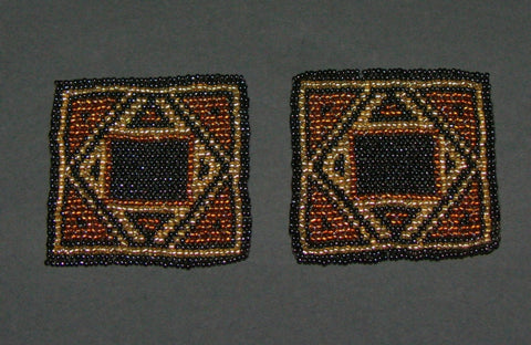 Beaded Coasters Handmade South Africa Set of 2 - Cultures International From Africa To Your Home Beaded Coasters Handmade South Africa Set of 2