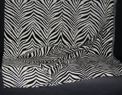 Zebra Design Blanket/Throw Black and White Hand Woven Cotton 70" X 98" - Cultures International From Africa To Your Home Zebra Design Blanket/Throw Black and White Hand Woven Cotton 70" X 98"