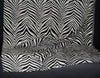 Zebra Design Blanket/Throw Black and White Hand Woven Cotton 70" X 98" - Cultures International From Africa To Your Home