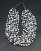 African Imfibinga/Job'sTears Seed Necklace Natural Gray with Bead Closure - Cultures International From Africa To Your Home