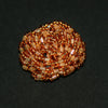 African Beaded Ring Gold Rose 24 - Cultures International From Africa To Your Home