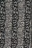 Leopard Design Black White Hand Woven Cotton Blanket 70" X 98" - Cultures International From Africa To Your Home