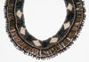 African Princess Beaded Choker Necklace Silver Gray Gold Black - Cultures International From Africa To Your Home