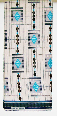 African Fabric 6 Yards Vlisco Classic Tisse de Woodin
