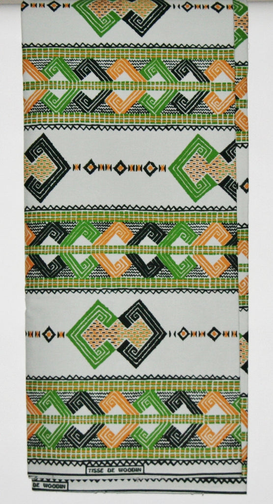 Vlisco Tisse De Woodin 6 Yards Classic African Fabric - Cultures International From Africa To Your Home