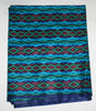 African Fabric 6 Yards Geometric Blue, Red Green Java Print - Cultures International From Africa To Your Home