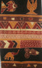 African Batik Fabric Tapestry Geometric Design - Cultures International From Africa To Your Home