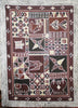 African Batik Zimbabwe Tapestry 57" X 78" Handmade - Cultures International From Africa To Your Home