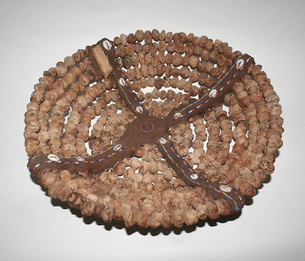 African Venda Tribal Elder Serving Bowl Luselo Tebvu 15"D X 4"H - Cultures International From Africa To Your Home