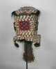 African Kuba Mboma Helmet Mask Red Vintage Congo DRC - Cultures International From Africa To Your Home
