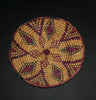 African Ceremonial Serving Basket 20.5"D X 4"H Handcrafted in Ghana - Cultures International From Africa To Your Home
