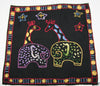 Embroidered Giraffes Cloth Handmade in South Africa  8.5" X 8" - Cultures International From Africa To Your Home