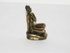 Sculpture African Woman Bronze Semi Nude Sitting Vintage 20th Century - Cultures International From Africa To Your Home