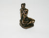 Vintage Bronze African Female Semi Nude Sitting 20th Century - Cultures International From Africa To Your Home