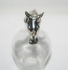 African Rhino Wine Cork Bottle Stopper Hallmarked Sterling Big 5 Animal Handcrafted in South Africa - Cultures International From Africa To Your Home