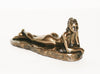 Vintage Bronze African Female Nude Reclining 20th Century Handcrafted in South Africa - Cultures International From Africa To Your Home