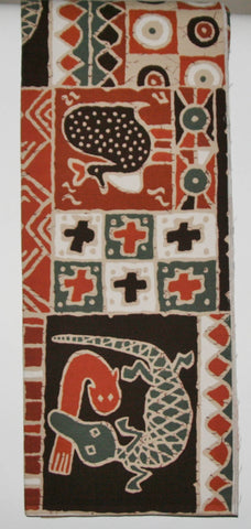 Batik Print Fabric 6 Yards Impression de Woodin Classic African Fabric