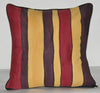 African Scrolls Pillow Cover Tribal Hand Painted Tribal Brown, Gold, Wine, Yellow Cushion Cover - Cultures International From Africa To Your Home